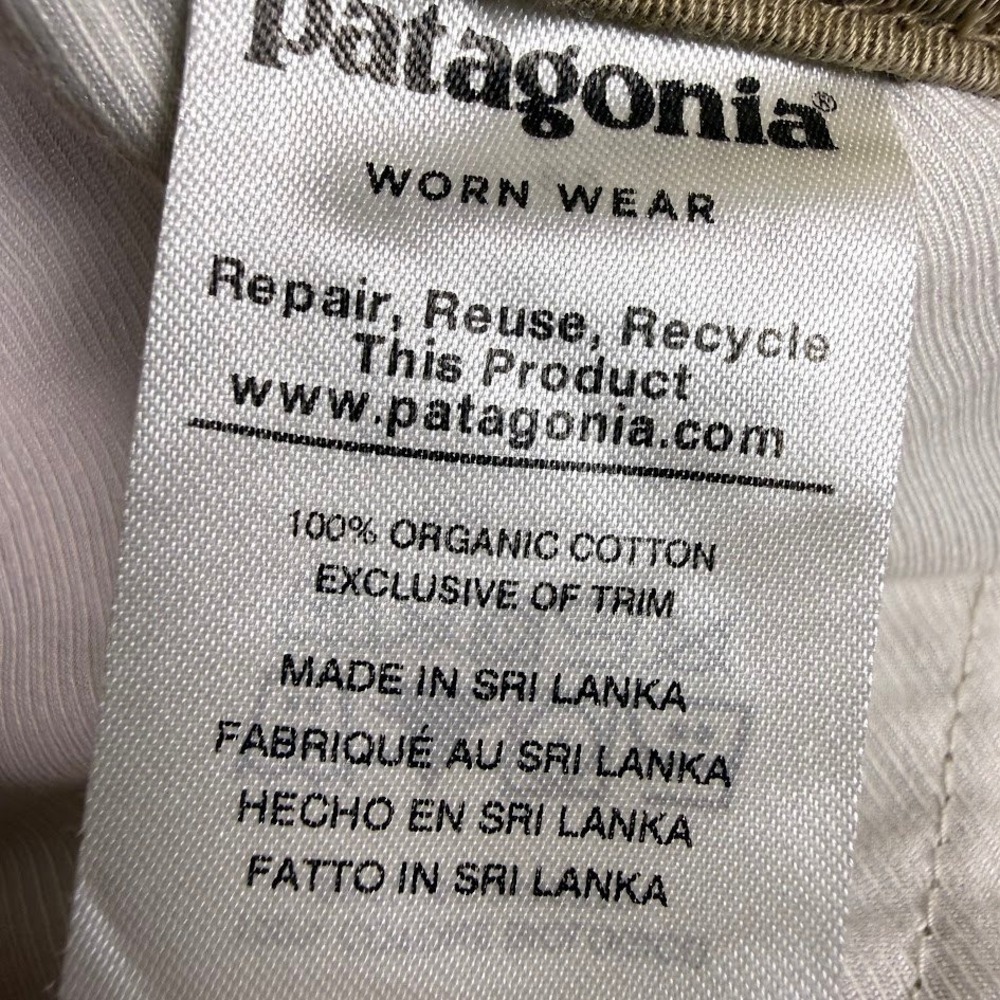 Patagonia Mens Organic Cotton Twill Chino Pants Khaki Tan Size 36 Outdoor Casual - Picture 4 of 8